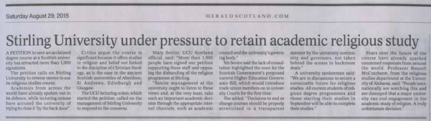 The Herald, 29 August 2015 (click for a larger version)